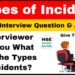 Types of Incident | Safety interview question types of incidents | HSE STUDY GUIDE