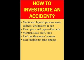 How To Investigate Accidents At Workplace | How To Investigate Accidents And Incidents