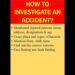 How To Investigate Accidents At Workplace | How To Investigate Accidents And Incidents