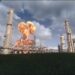 Animation of April 26, 2018, Explosion and Fire at the Husky Energy Refinery in Superior, Wisconsin