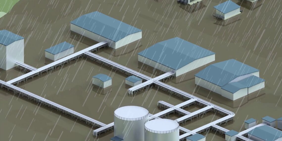 Preliminary 2D Animation of Events Leading to 2017 Fire at Arkema Chemical Plant in Crosby, Texas