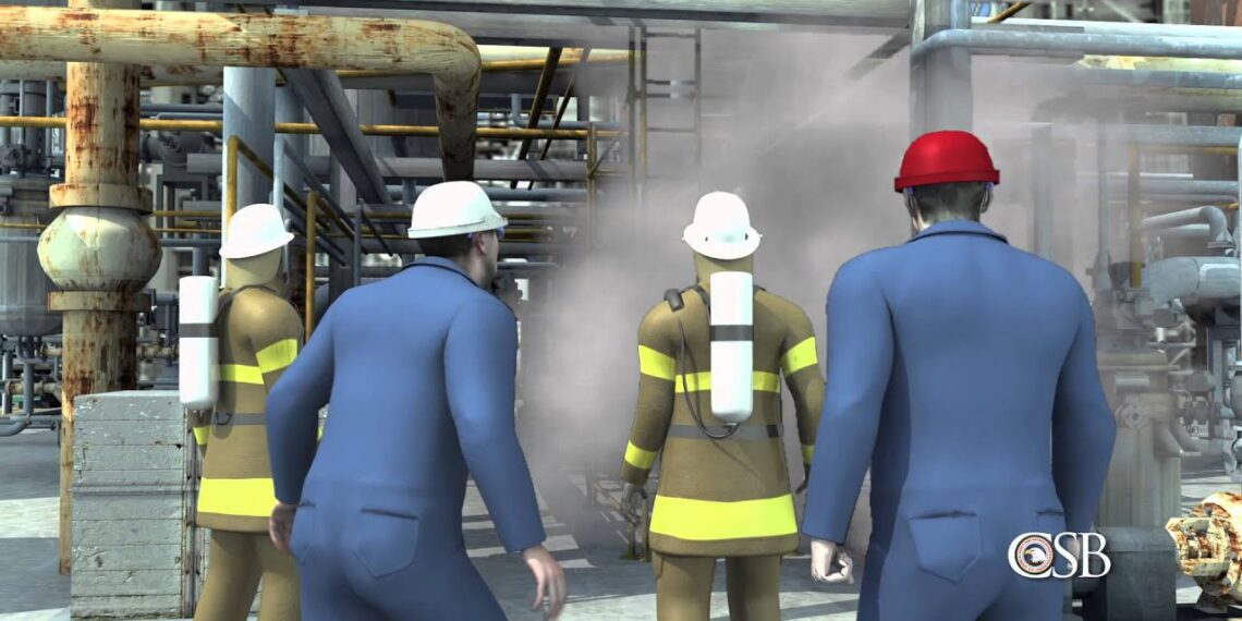 Animation of Fire at Chevron’s Richmond Refinery, August 6, 2012