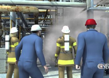 Animation of Fire at Chevron’s Richmond Refinery, August 6, 2012